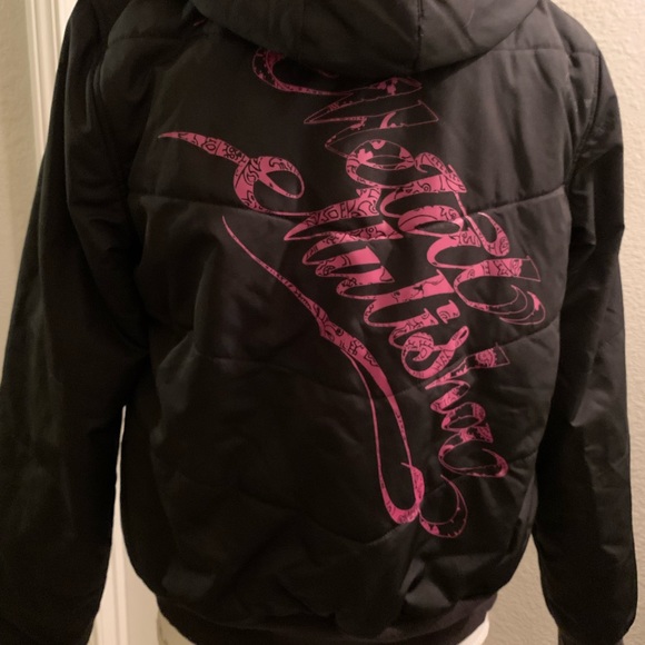 Metal Mulisha fur hoodie jacket black - Picture 2 of 13